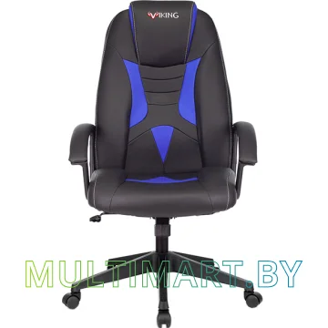 Кресло компьютерное Zombie VIKING-8/BL+BLUE (черный/синий) картинка 2